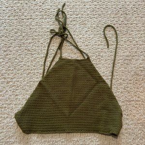 Crotchet Knit Crop Top